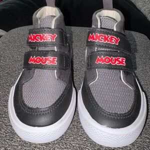 Mickey Mouse Shoes - Gray and Black